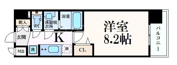 プレサンス　THE　KYOTO　東福寺　EASTの物件間取画像