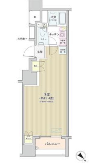 アネーロ銀座の物件間取画像