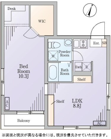 Zeela月島の物件間取画像