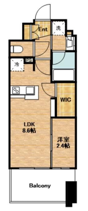 パークリュクス博多駅前の物件間取画像