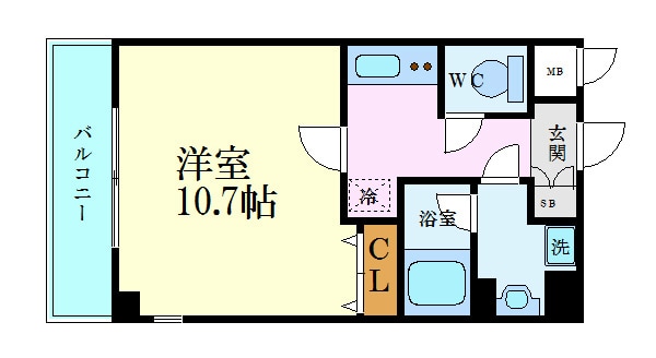 アスヴェル京都二条駅前Ⅱの物件間取画像