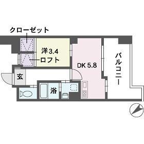 QREST博多東Ⅱの物件間取画像