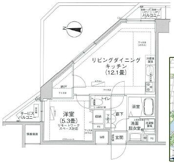 アイルプレミアム押上ノルドの物件間取画像