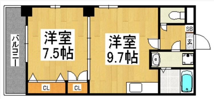 エミネンス住吉の物件間取画像