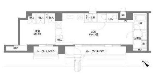 カスタリアお茶の水の物件間取画像