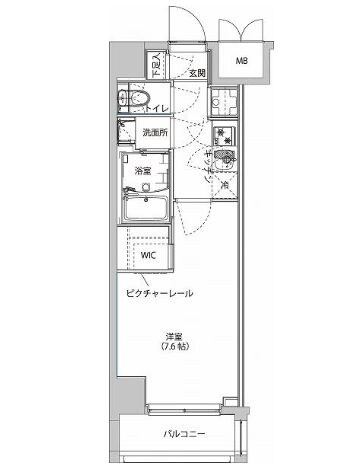 ハーモニーレジデンス東京イーストサイドの物件間取画像