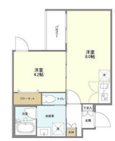 ウェルスクエア京都智恵光院の物件間取画像