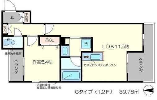 CURIOJITE OKAZAKIの物件間取画像