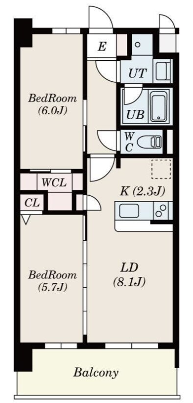 S-RESIDENCE博多駅南affordの物件間取画像