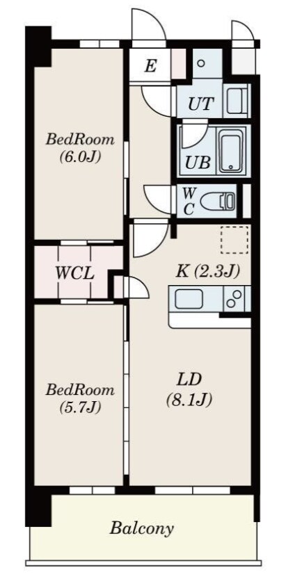 S-RESIDENCE博多駅南affordの物件間取画像