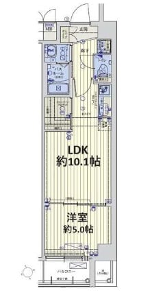 スワンズ京都東寺ガーデンの物件間取画像