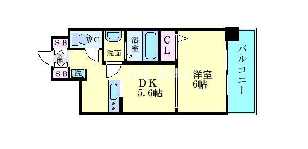 エステムコート京都西大路の物件間取画像