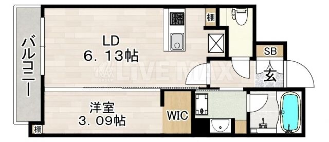 C　CHARMANT　HAKATAの物件間取画像