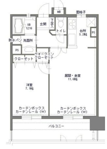 アクタス博多Ⅴタワーの物件間取画像