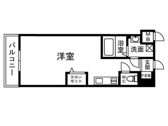 ラフィネスシャトードゥ赤坂の物件間取画像
