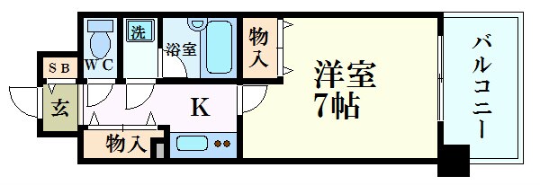 ライオンズマンション四条堀川の物件間取画像