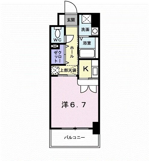 グレイス竹下の物件間取画像