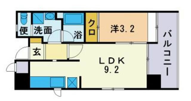 博多御笠川レジデンスの物件間取画像