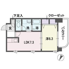 フェイスカミーユの物件間取画像