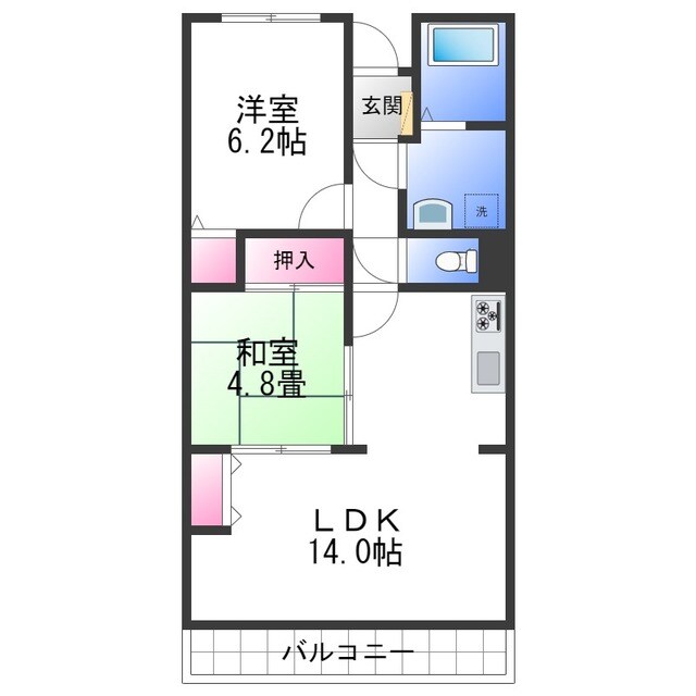 雅マンションの物件間取画像