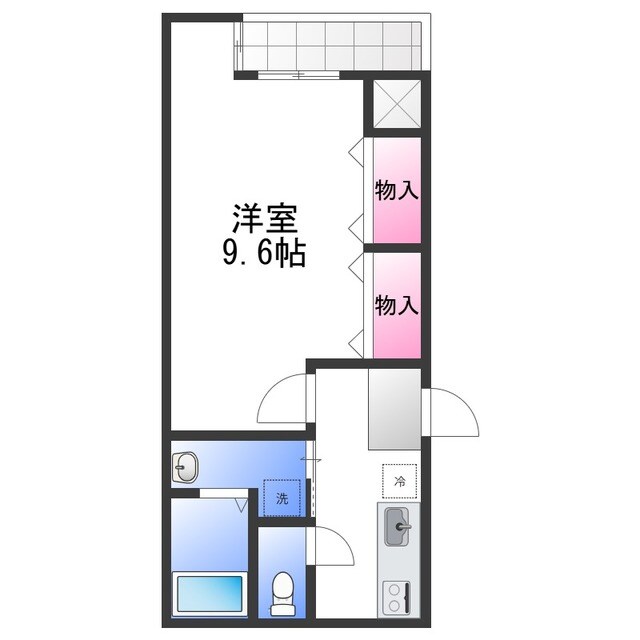 フジパレス助松町Ⅱ番館の物件間取画像