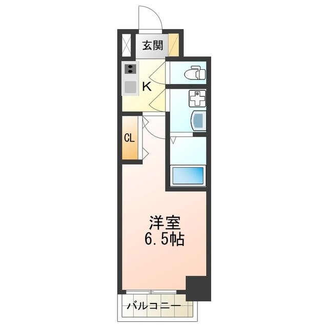 南巽駅 徒歩12分 8階の物件間取画像