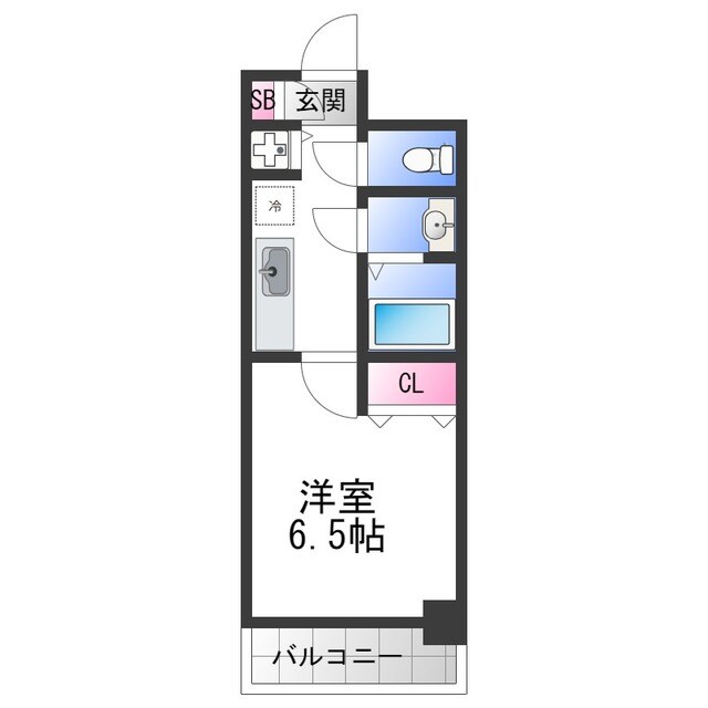 リバーサイド金岡 五番館の物件間取画像