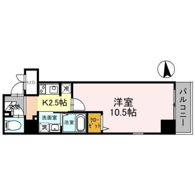 小路駅 徒歩4分 1階の物件間取画像