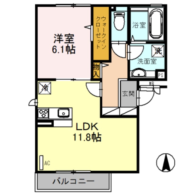 セント コリーヌ　D棟の物件間取画像