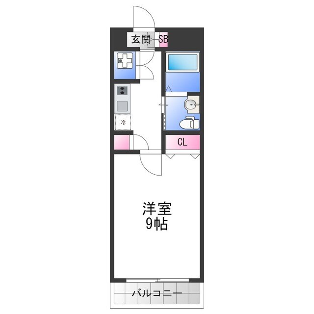 インパレス小阪の物件間取画像