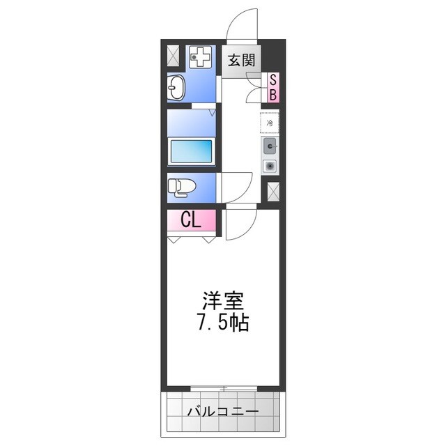 シャトー雅の物件間取画像