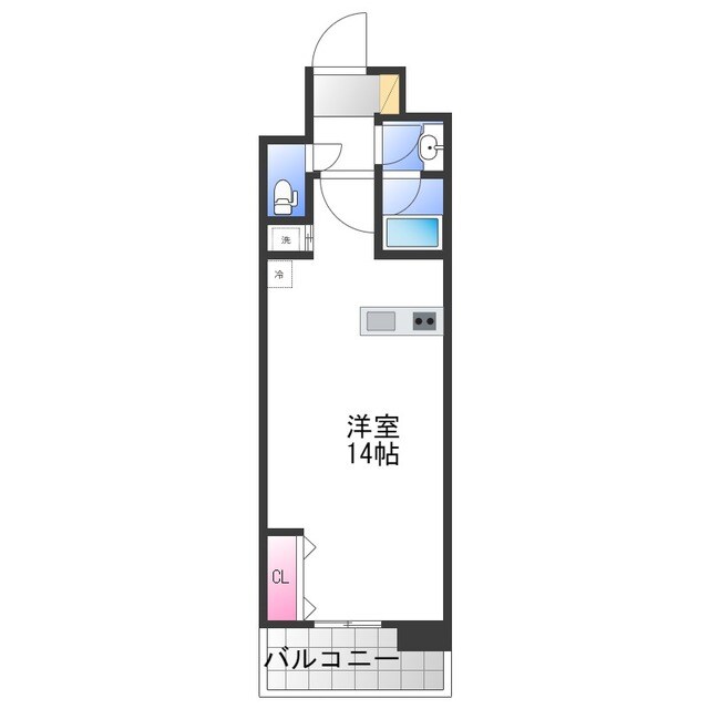 今里駅 徒歩8分 2階の物件間取画像