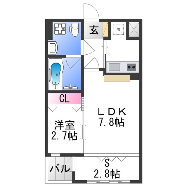 WESTRITZ巽の物件間取画像