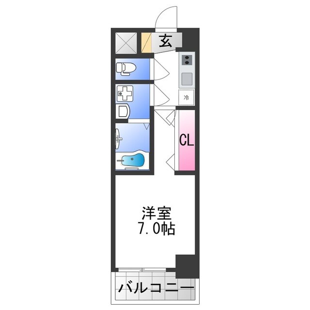 S-RESIDENCE高井田Centralの物件間取画像