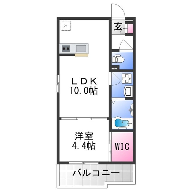 ARCA弥刀駅前の物件間取画像