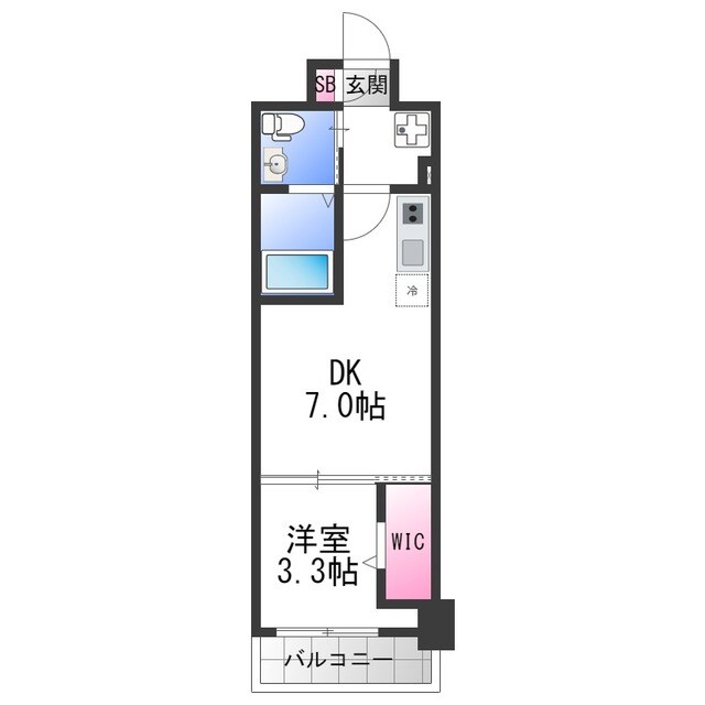 JPレジデンス大阪城東4の物件間取画像