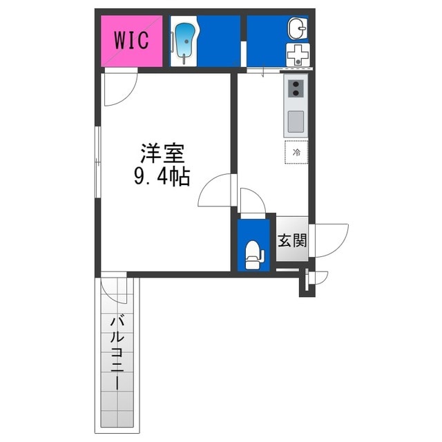 河内花園駅 徒歩5分 1階の物件間取画像