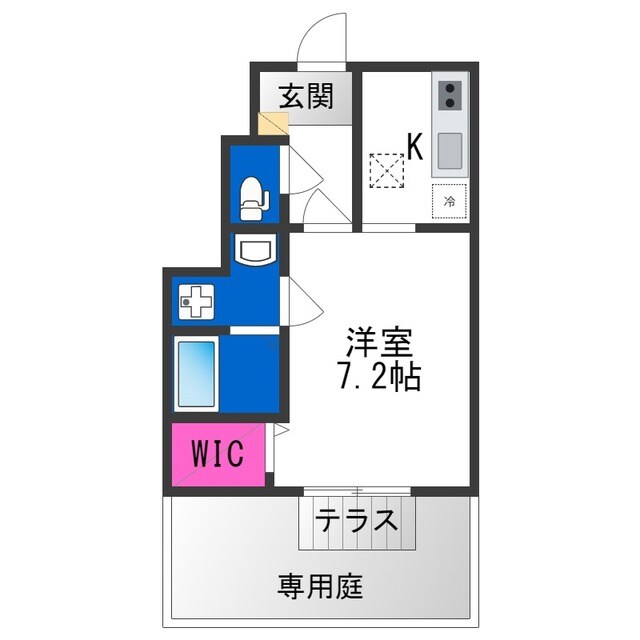 鶴橋駅 徒歩7分 1階の物件間取画像