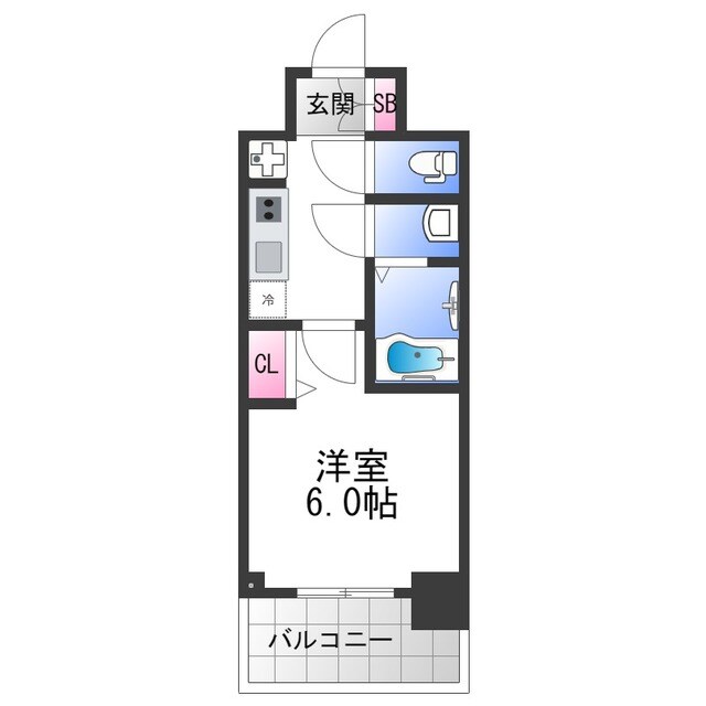 アドバンス大阪ストーリアの物件間取画像