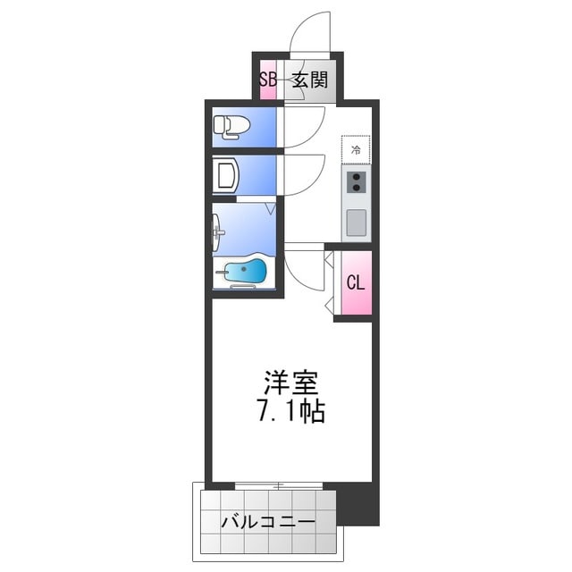 LIVIAZ OSAKA Veriteの物件間取画像