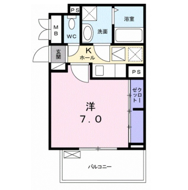 北巽駅 徒歩8分 2階の物件間取画像