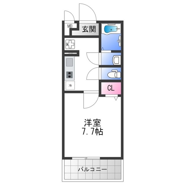 グランヒルズ東成の物件間取画像