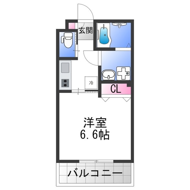 ソラーナメゾン近畿大学前の物件間取画像