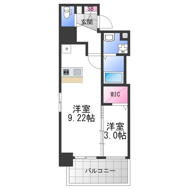 布施駅 徒歩7分 10階の物件間取画像