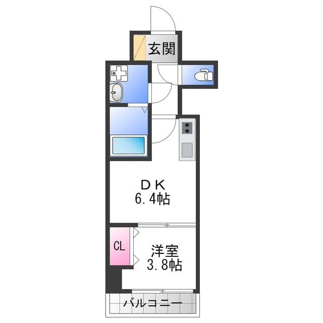 GARDENIA城東の物件間取画像