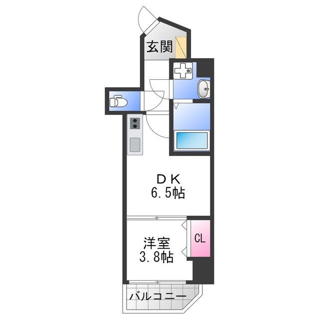 GARDENIA城東の物件間取画像