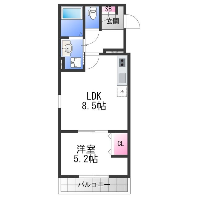 アート北巽の物件間取画像