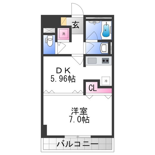 メゾン・ド・成屋大阪の物件間取画像