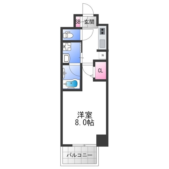 セイワパレス深江橋駅前の物件間取画像