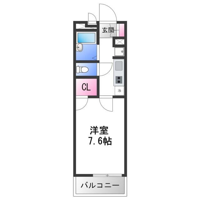 レオパレスムーンライトスクエアの物件間取画像